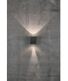 Nordlux Canto Kubi 2 væglampe, 2x6W, 500lm, sort