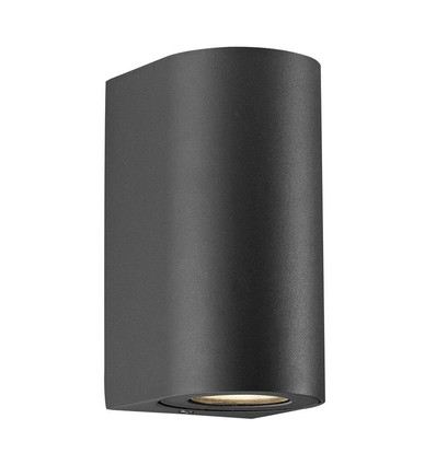 Nordlux Canto Maxi 2 væglampe, 2xGU10, sort