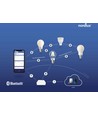 Nordlux Carina indbygningsspot smart light, 2200K-6500K, 380lm, sort, styres via app (3 pak)