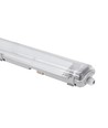 150cm Armatur + 2x LED rør T8 - IP65, gennemfortrådet