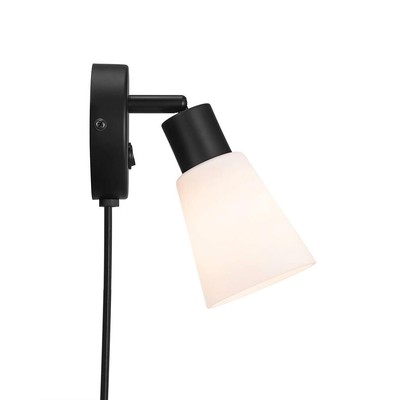 Billede af Nordlux Cole væglampe, E14, sort hos LEDProff DK