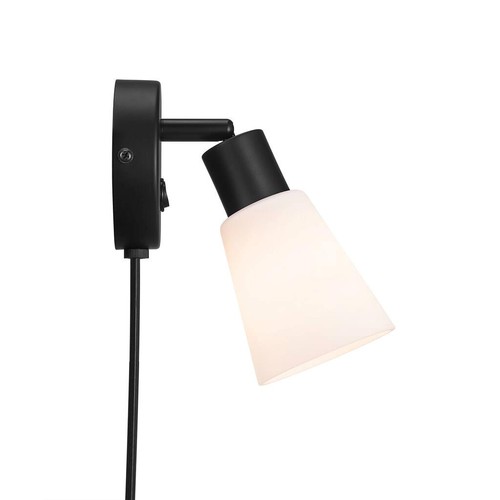 Nordlux Cole væglampe, E14, sort