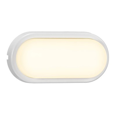 Se Nordlux Cuba Bright oval væglampe, hvid hos LEDProff DK