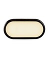 Nordlux Cuba Bright oval væglampe, sort