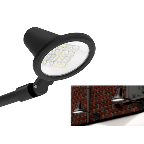 LED Projektør til skilte 16W, neutral hvid, rotér og tiltbar, væghængt