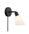 Nordlux Molli væglampe, E14, sort