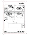 Nordlux Montone 25 plafond, hvid, 8W, 800lm, IP44