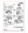 Nordlux Oja 42 loftlampe, 24W, IP54, 2700K, dæmpbar