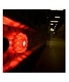 Advarselslys, multi flash skildpadde, IP67, rød lys