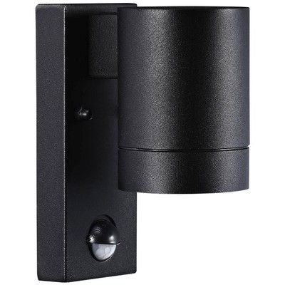 Billede af Nordlux Tin Maxi Væglampe med sensor, GU10, Sort hos LEDProff DK
