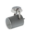 Loftlampe, E27 kipbar, grå/børstet - EGLO Villabate