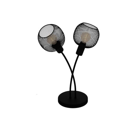 Bordlampe, 2xE14, Højde:40cm, sort - EGLO Wrington