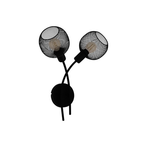 Væglampe, 2xE14, sort - EGLO Wrington