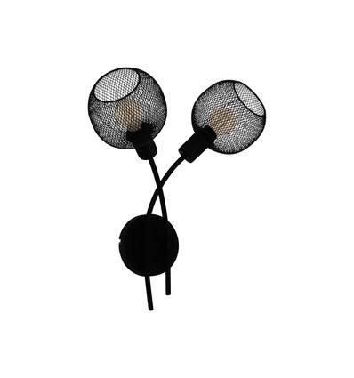 Væglampe, 2xE14, sort - EGLO Wrington