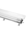 Limea T8 LED dobbeltarmatur - Inkl. 2x9W 60cm LED rør, IP65 vandtæt