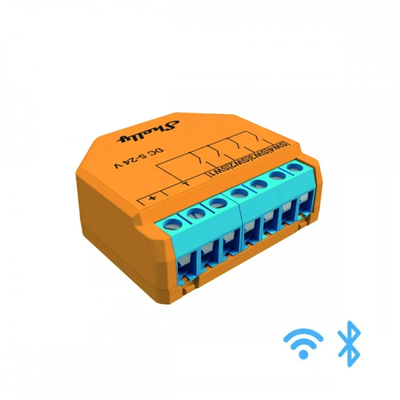 Billede af Shelly Plus I4 DC - WiFi inputmodul, 4 kanaler (5-24VDC) hos LEDProff DK