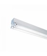 V-Tac T8 LED grundarmatur - Til 2x 60cm LED rør, IP20 indendørs