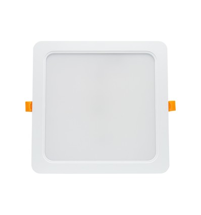 12W 14,5 x 14,5 cm LED indbygningspanel - IP54 udendørs, Hul: 12 x 12 cm, Mål: 14,5 x 14,5 cm