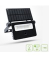 2W LED solcelle projektør - Indbygget batteri, med sensor, udendørs, arbejdslampe