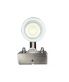 V-Tac væglampe op/ned m. sensor - IP44 udendørs, rustfri, GU10 fatning, uden lyskilde