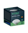 V-Tac vandtæt LED pool pære - 18W, glas, IP68, 12V, PAR56