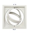 V-Tac indbygningsspot - Hvid, 17,4 x 17,4 cm, G53 AR111
