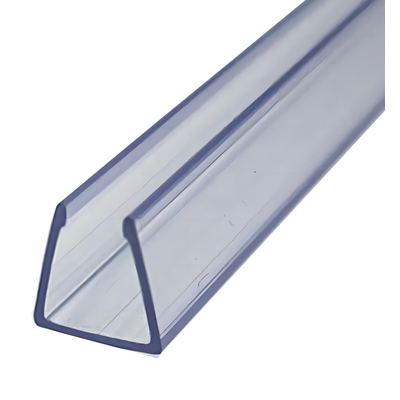 5: PVC profil 8x16 til LED Neonflex - 1 meter, klar