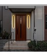 17W LED Cortenfarvet væglampe - IP65 udendørs, inkl. lyskilde