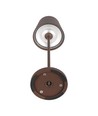 V-Tac opladelig bordlampe, trådløs - Cortenfarvet, IP54 udendørs bordlampe, touch dæmpbar, model mini