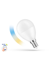 LED 5W CCT Smart Home LED pære - Tuya/Smart Life, virker med Google Home, Alexa og smartphones, P45, E14