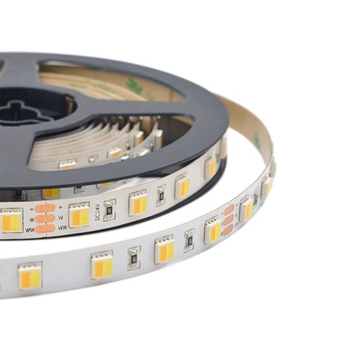 V-Tac 14W/m CCT LED strip - 5m, IP20, 120 LED pr. meter, 24V