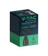 V-Tac opladelig CCT bordlampe - Sort, IP20, touch dæmpbar, model mini