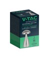 Outlet: V-Tac opladelig CCT bordlampe - Champagne/Guld, IP20, touch dæmpbar, model mini