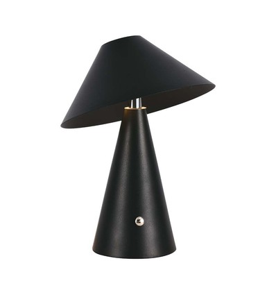 V-Tac opladelig CCT bordlampe - Sort, IP20, touch dæmpbar