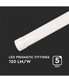 150cm 50W komplet LED armatur - 3 års garanti, 120 lm/w