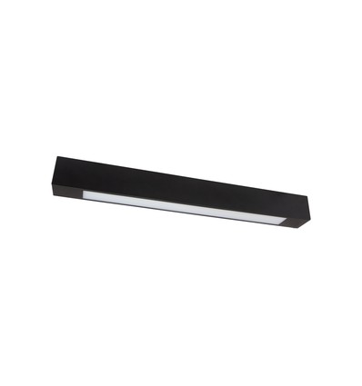 60cm Armatur - Til 1x 60cm LED rør, sort