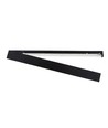 120cm Armatur - Til 1x 120cm LED rør, sort