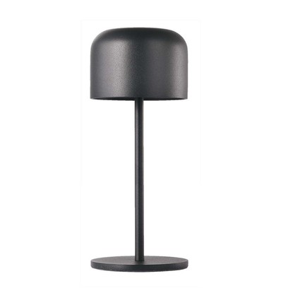 V-Tac opladelig CCT  bordlampe - Sort, IP54, touch dæmpbar, model mini