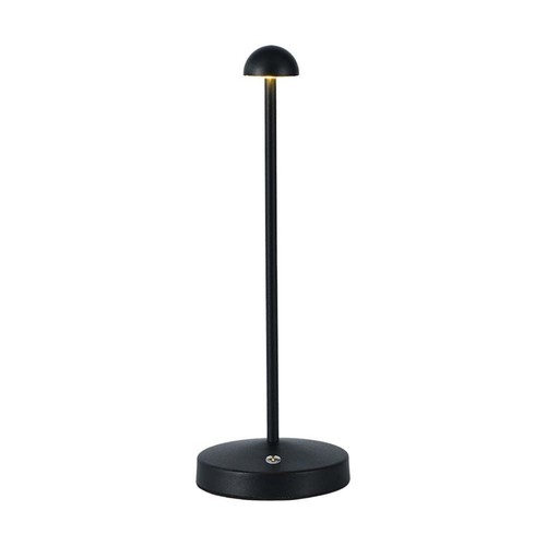Outlet: V-Tac opladelig 3i1 bordlampe - Sort, IP20, touch dæmpbar, model mini