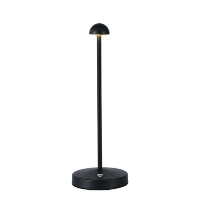 Outlet: V-Tac opladelig 3i1 bordlampe - Sort, IP20, touch dæmpbar, model mini