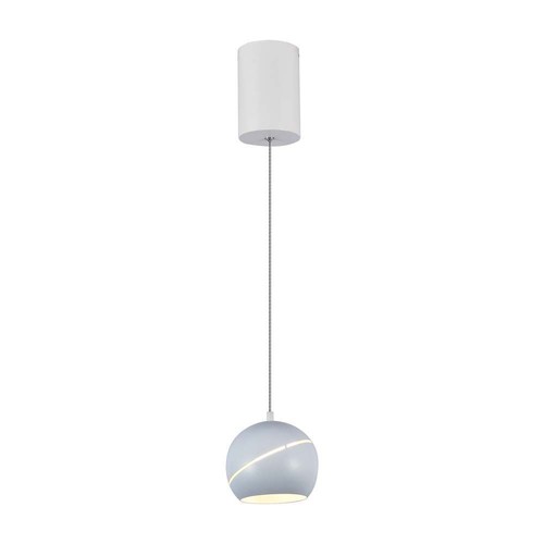 V-Tac LED lampe - Flot loftlampe, Ø12, hvid, inkl. ophæng