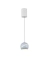 V-Tac LED lampe - Flot loftlampe, Ø12, hvid, inkl. ophæng