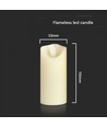 V-Tac LED bloklys - 11 cm høj, IP20 indendørs, batteri