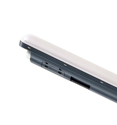 150cm 48W vandtæt komplet LED armatur, Gennemfortrådet - 5760lm, 120lm/W, IP65