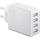Goobay 30W USB oplader, 4 porte - USB-A, Hvid