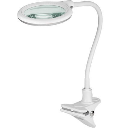 LED luplampe m/klemme 6W - Hvid