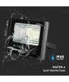 Outlet: V-Tac 12W Solcelle projektør LED - Sort, inkl. solcelle, fjernbetjening, IP65