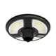 V-Tac 7.5W Solcelle havelampe LED - Sort, Ø42 cm, solcelle, sensor, IP65