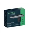 V-Tac 15W Solcelle væglampe LED - Sort, sensor, IP65