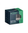 V-Tac 0.55W Solcelle væglampe LED - Sort, IP54